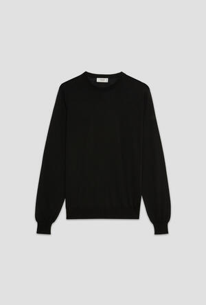 Ultralight wool crewneck jumper ROYAL RED - Ferrante | img vers.300x/
